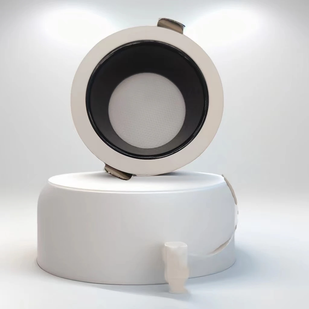 开孔75mm客厅走廊超薄护眼防炫筒灯无主灯家用LED中山嵌入式孔灯