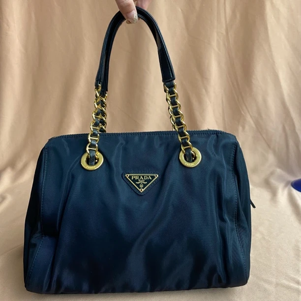 90新 Prada/普拉达 prada尼龙波士顿手提包