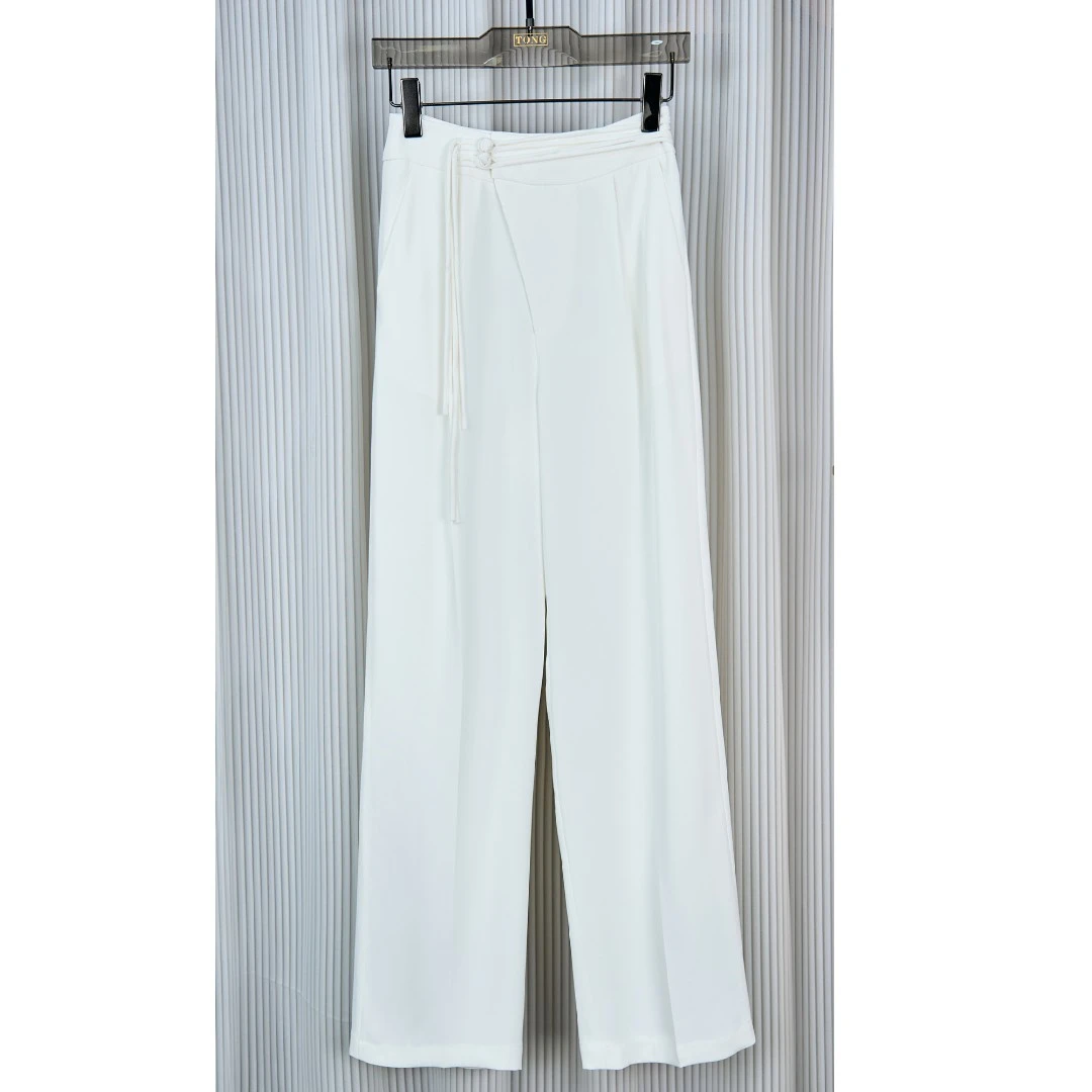 【彤姐原创】夏季设计师款中式盘扣气质女款西服裤直筒裤裤子405574