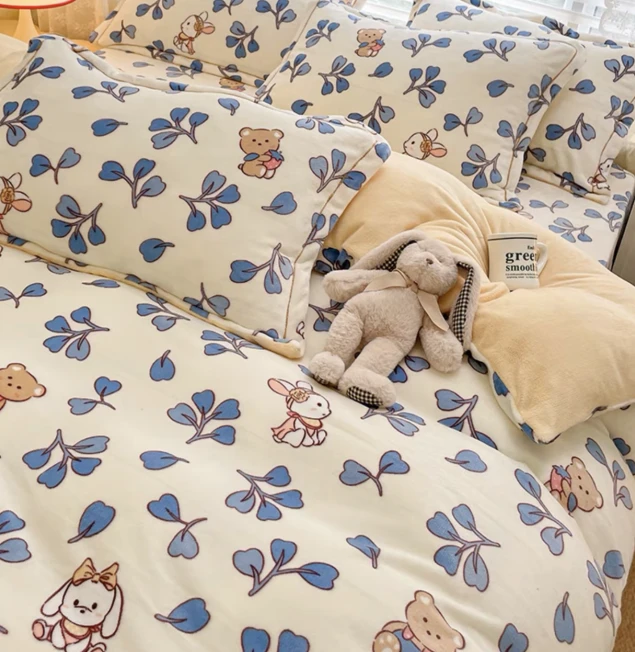 601No退No换单被套二等品瑕疵款介意慎拍2米X2.3米牛奶绒单被套