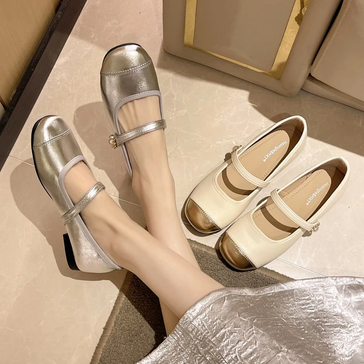 玛丽珍小皮鞋2024夏秋新款平底小香风鞋子法式晚晚风温柔鞋单鞋女