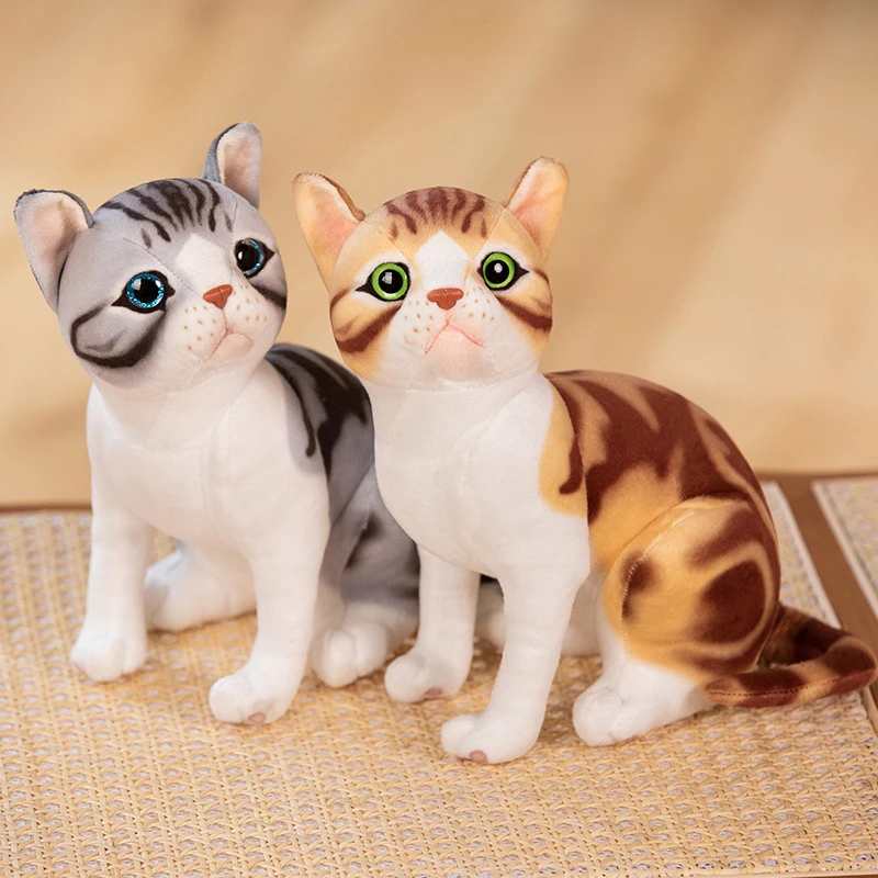 原创小猫咪公仔布娃娃玩偶送小朋友生日礼物仿真狸花猫可爱女朋友
