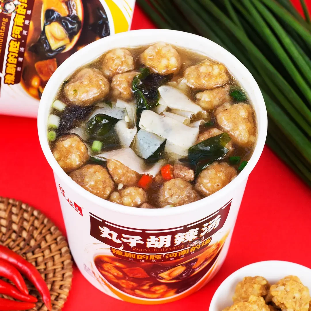 丸子胡辣汤105g*6桶冲泡速食早餐即食整箱