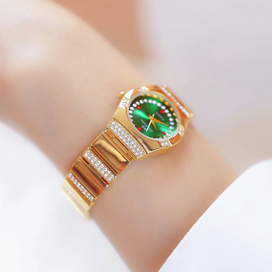 2023新款女士手表防水女表镶钻时尚轻奢小众手表女士腕表石英女表