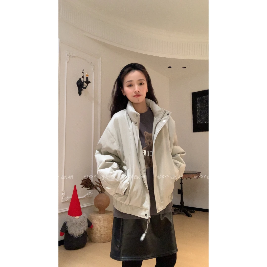 【奶皮羽绒】真真90白鸭绒 朵绒软皮久冻不裂 400T内胆 保暖羽绒服