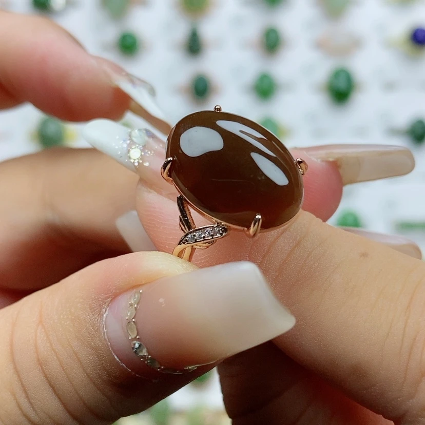 【闪购商品】和田玉（糖玉）戒指和田玉戒指戒指未镶嵌