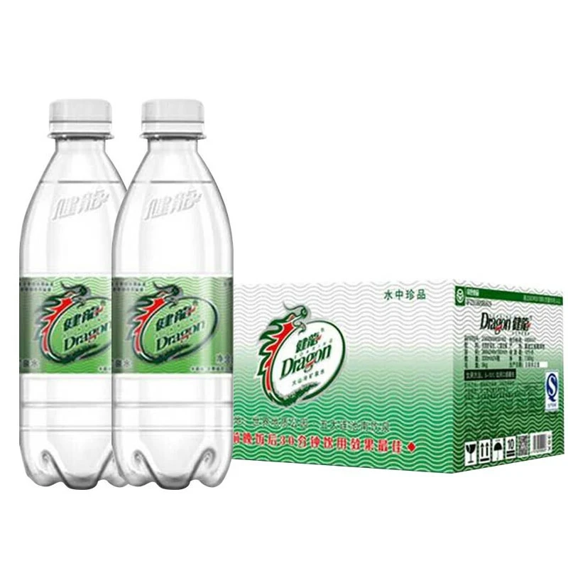 达人专属五大连池健龙天然矿泉水350ml*24瓶整箱火山气泡泉冷纯正