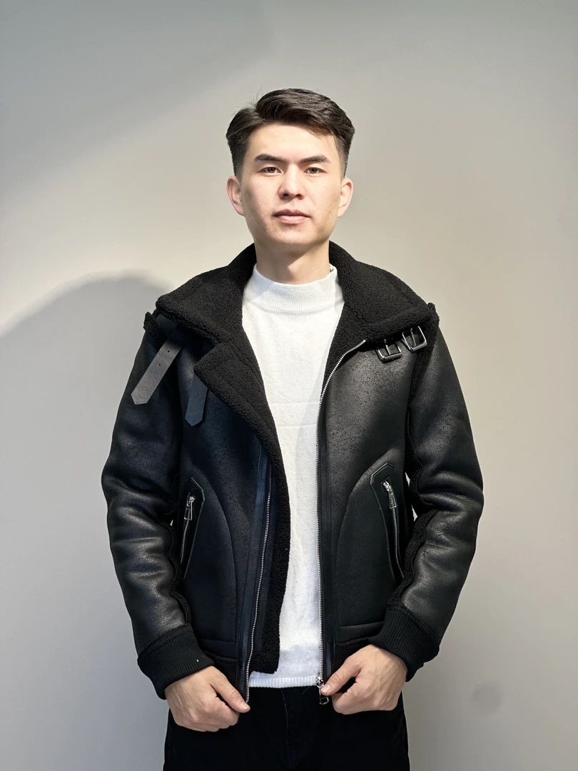 两面穿皮衣短款中老年时尚加绒加厚保暖潮流韩版秋冬季