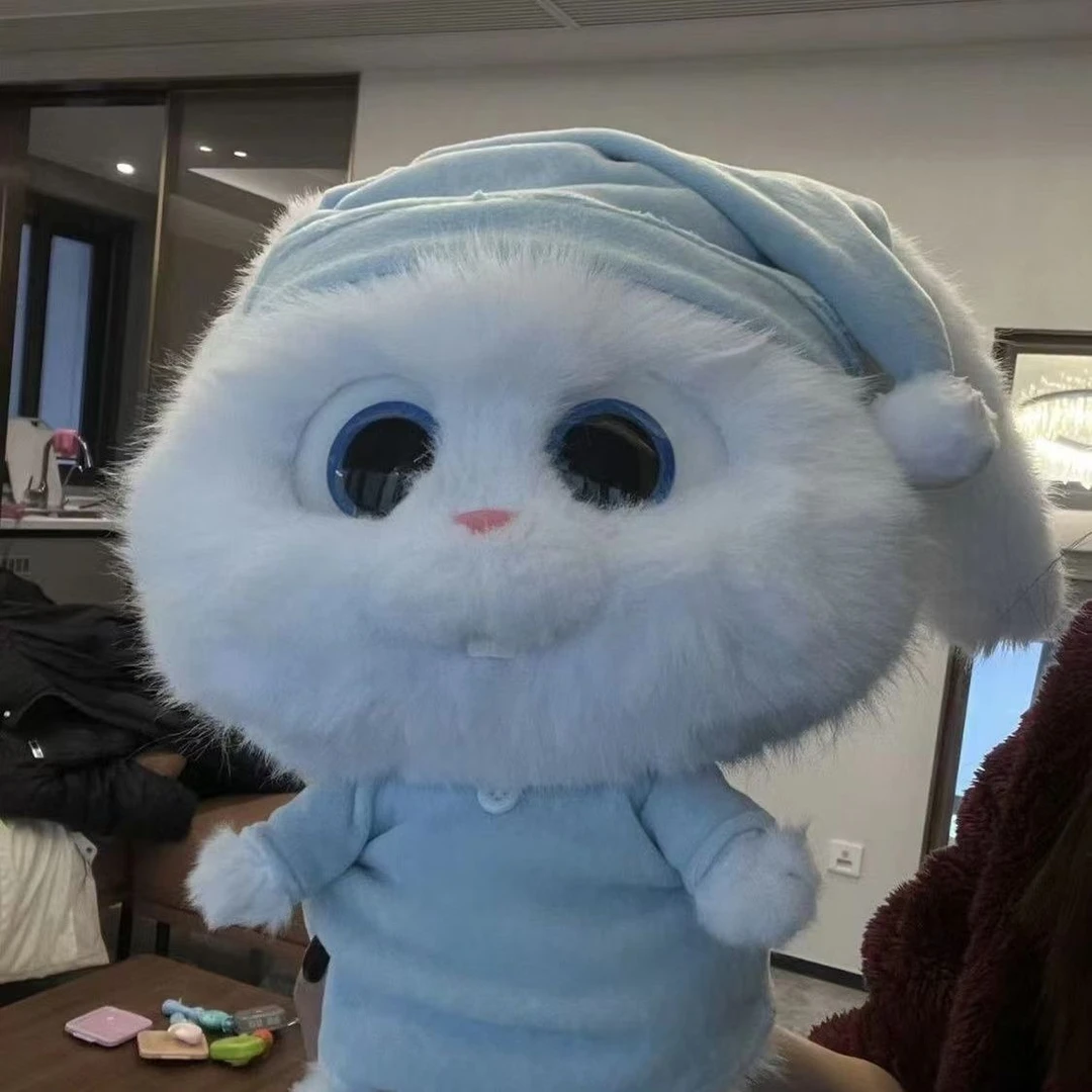 【冻梨】卡通老大玩偶兔子毛绒玩具小白公仔女生可爱兔子生日礼物