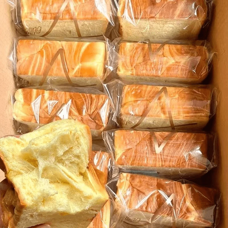 新鲜现发奶香牛乳吐司面包轻食即食早餐手撕面包整箱糕点一箱14个