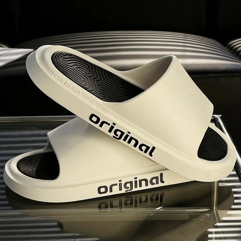 2024男士拖鞋夏季防滑室内浴室洗澡踩屎感户外沙滩运动一字拖外穿