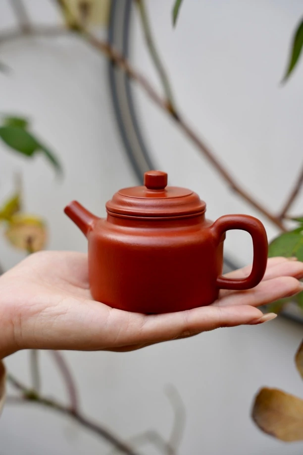 德钟壶，小煤窑朱泥，30目，130cc，徐勤全手工制作