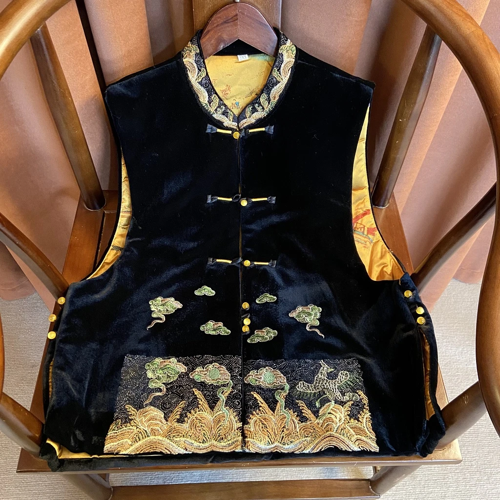 【云海】新中式马甲传统绣花中国风坎肩重工刺绣上衣马夹外套百搭女