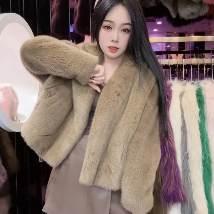 《铭嘉诗丹》2705款时尚貂皮外套（衣长60）