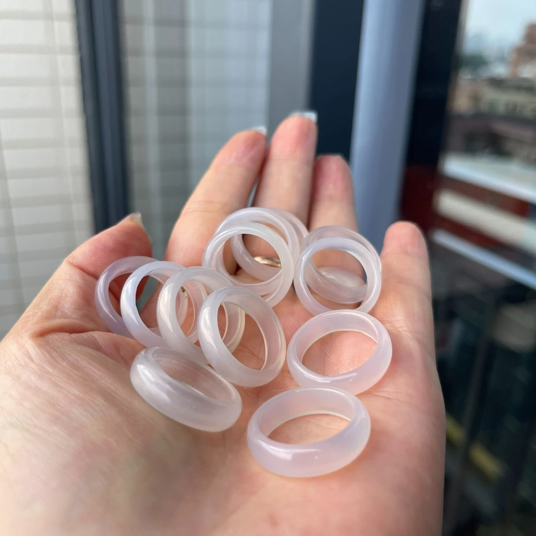 白月光玛瑙指环尺寸15-17 多样性发一