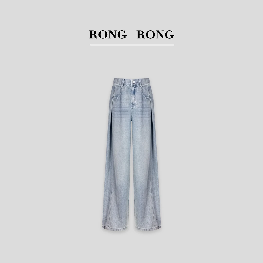 溶溶L【夏日蓝靛】RONGRONG 100莱赛尔显瘦牛仔裤 3301-4.16 K001