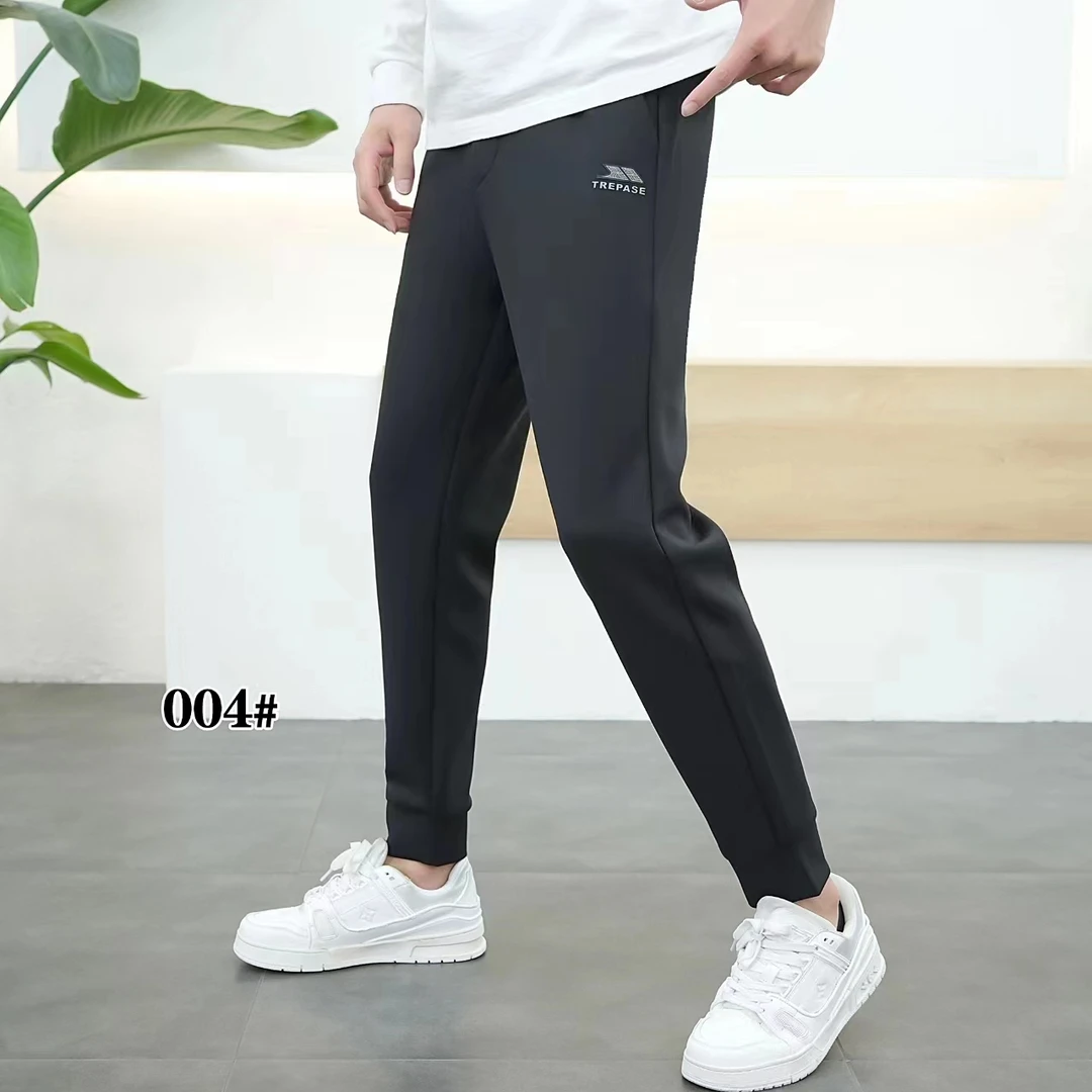 【大咖装】男士秋冬时尚春秋小脚束口针织平脚飞鱼弹力保暖男裤