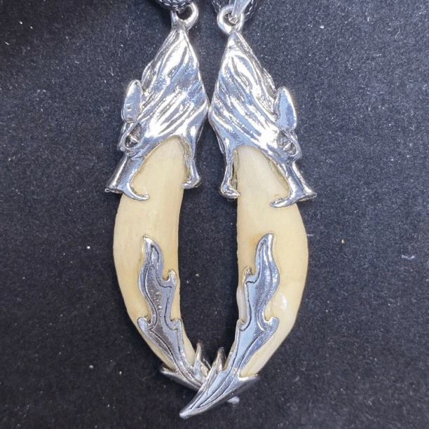 精品黑狗牙配饰特色手工艺