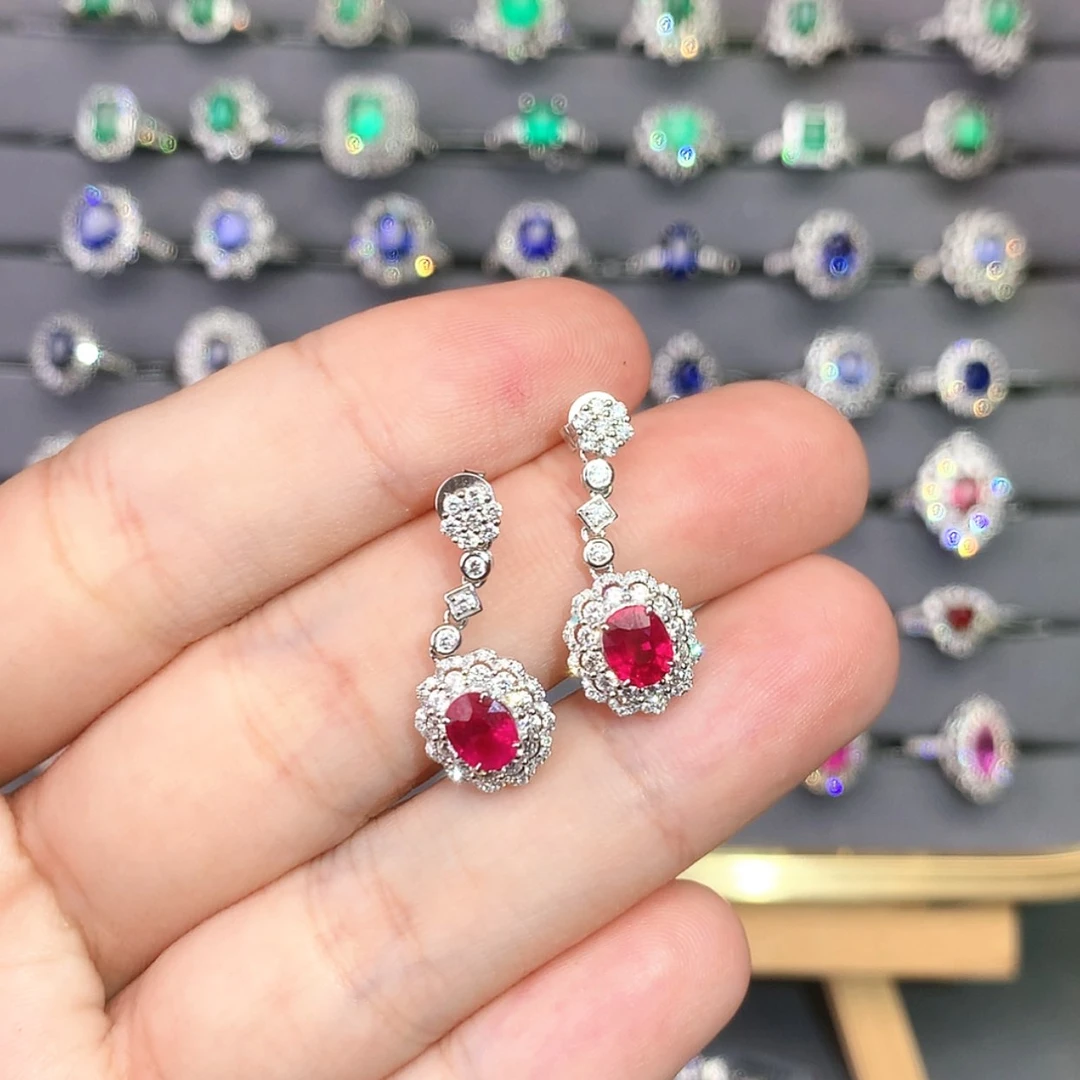 【闪购商品】红宝石戒指18K金镶嵌m****1.56克拉