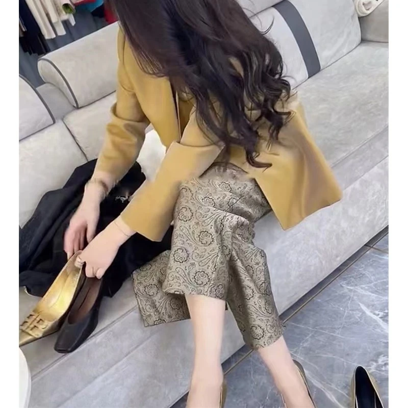 西装套装裤2025秋季新款御姐炸街上衣气质名媛高级感小香风韩版