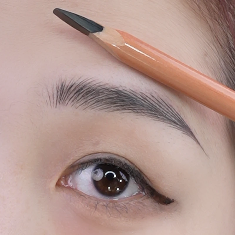 8艾图秀化妆师野生眉笔线条设计根根分明纹绣师专业眉笔硬芯