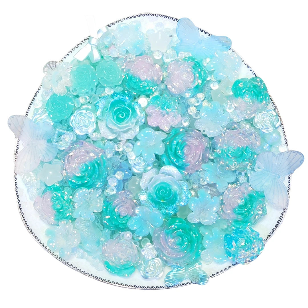 夜光花创意手工diy磨砂炫彩新款水晶混装定制潮玩玫瑰花喜欢下单~