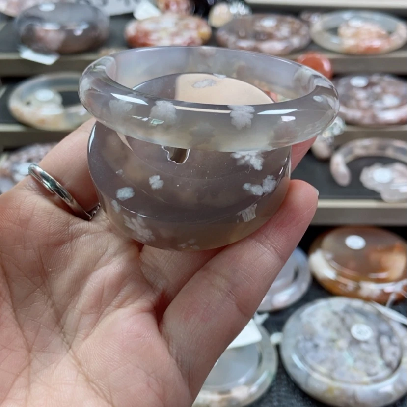 【闪购商品】玛瑙/玉髓手镯未镶嵌m*a414 54