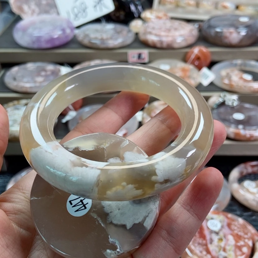 【闪购商品】玛瑙/玉髓手镯未镶嵌B****.447 58