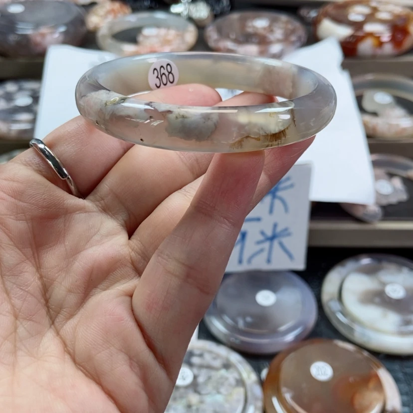 【闪购商品】玛瑙/玉髓手镯未镶嵌368 53