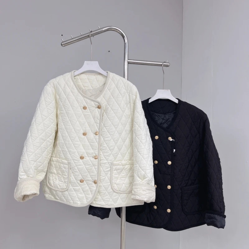 384女士秋冬新款外套上衣 休闲百搭时尚显瘦减龄棉衣