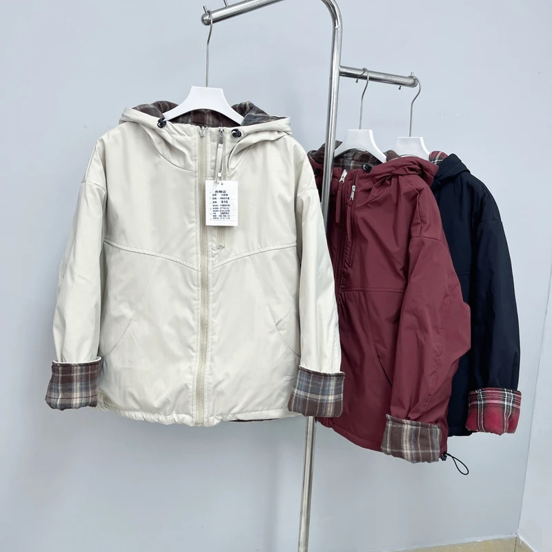 495冬季新品外套 双面穿 时尚休闲潮流加厚户外