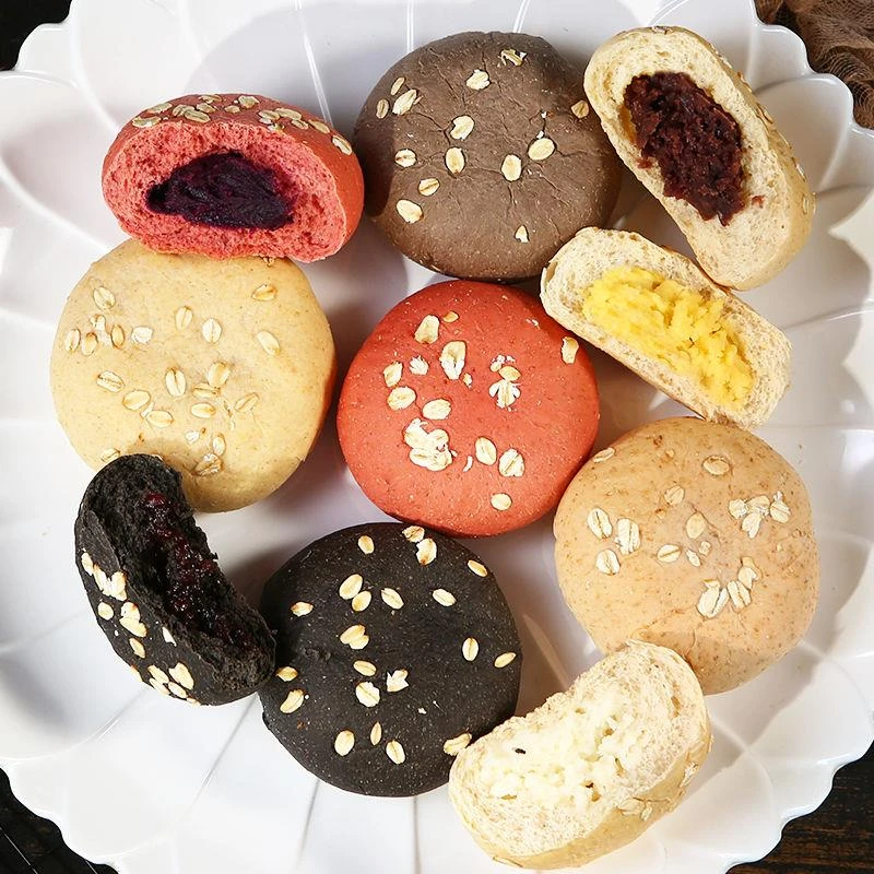 全麦欧包学生早餐欧包大个面包多口味无添加蔗糖夹心整箱代餐荞麦