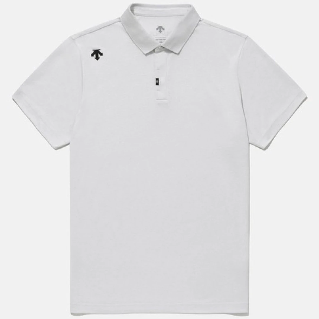 (特价)DESCENTE/迪桑特英文logo速干POLO衫休闲运动韩版男女同款