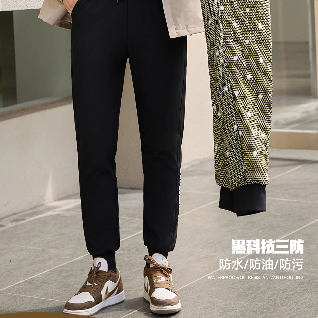 黑金三防90鹅绒裤＋牦牛绒男女同款零下锁温