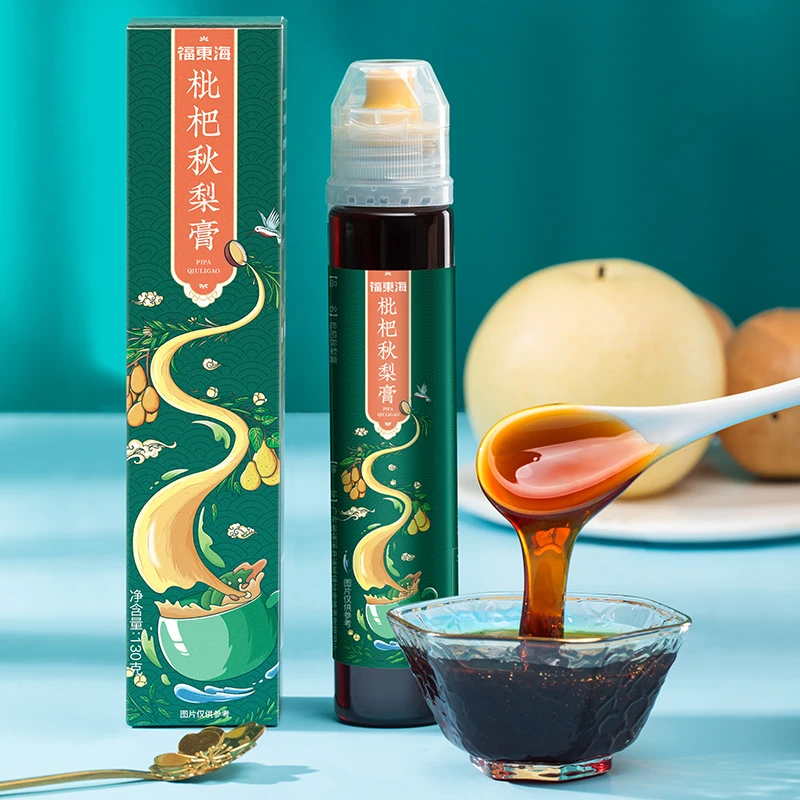 【拍1发3】福东海 枇杷秋梨膏130g 雪梨膏纯梨膏琵琶膏泡水喝