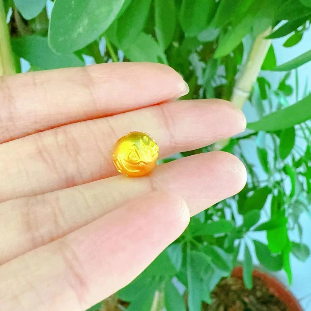 铜合金吊坠 【一立金沙 YLJS】铜合金 珠子配件 （三颗起拍）