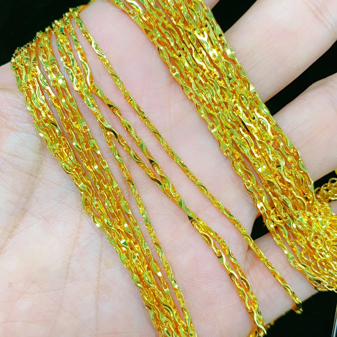 铜合金项链  【一立金沙 YLJS】铜合金   元宝项链