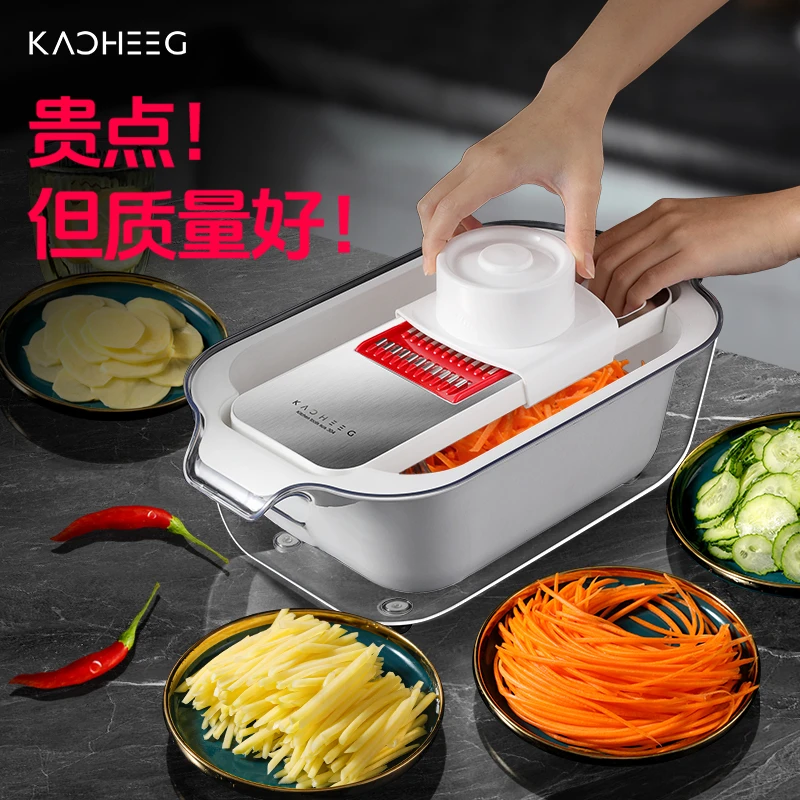 切丝神器切片机家用土豆丝刨丝器切菜神器切菜机擦丝器多功能