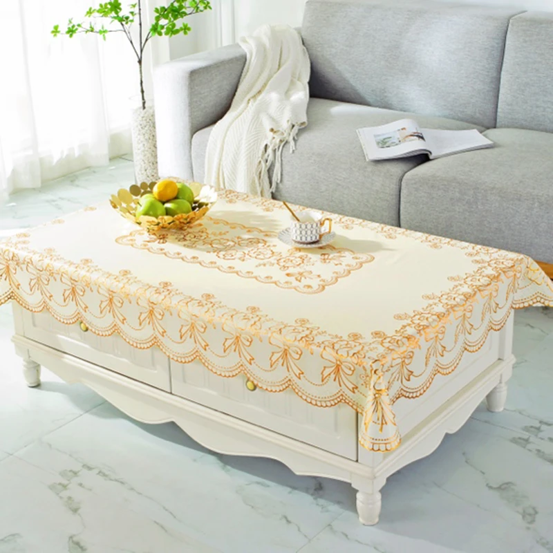 爱莉特专属链接高级烫金桌布茶几垫防水防烫客厅家用免洗台布