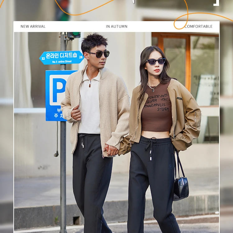 黑科技情侣款轻户外运动升级版光感防风休闲裤6612