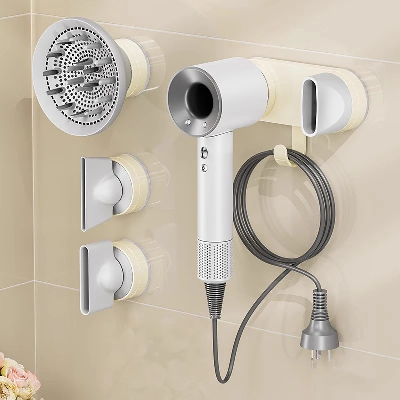 吸盘吹风机置物架磁吸飞科徕芬卫生间浴室免打孔戴森风筒架子支架