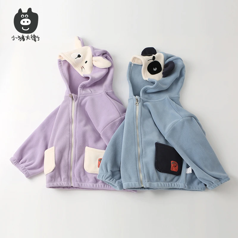 儿童连帽奥粒绒外套