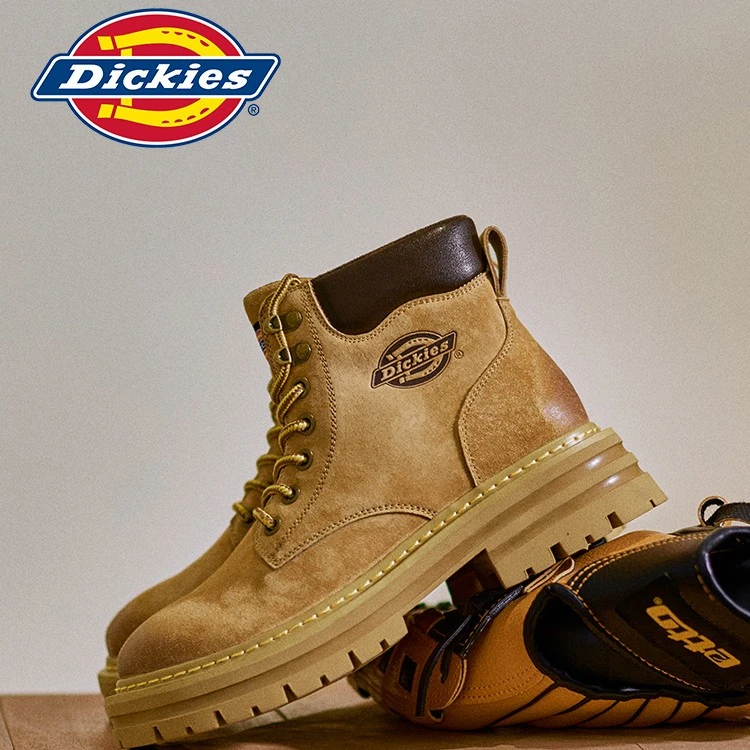 Dickies大黄靴秋季冬时尚高帮马丁靴户外休闲潮流百搭英伦风靴子
