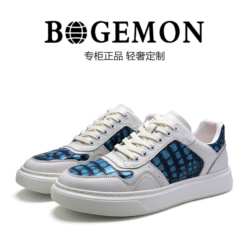 【轻奢名品 限量版】顺丰包邮专柜款私人手工定制男士休闲板鞋