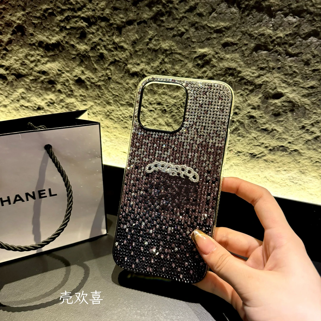 定制奢华满钻渐变适用于苹果iphone16promax女13高级12手机壳14