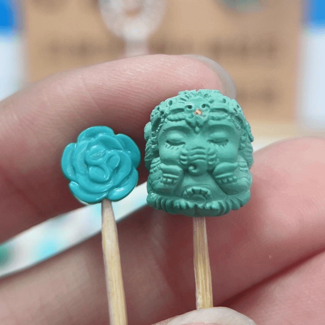 【闪购商品】绿松石珠宝奇石未镶嵌戴**你