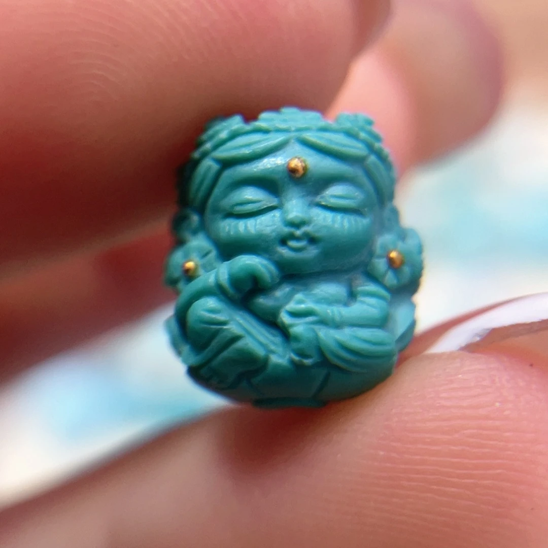 绿松石珠宝奇石未镶嵌