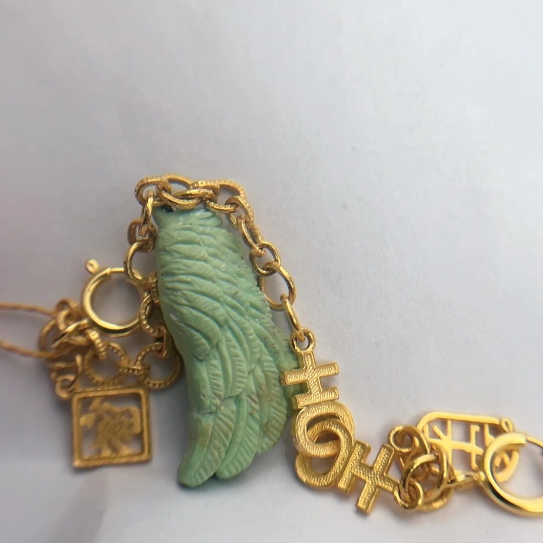 绿松石配饰18K金镶嵌