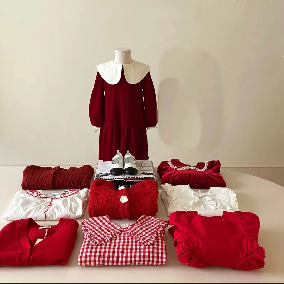 【直播套装】女童套装毛衣秋冬套装洋气