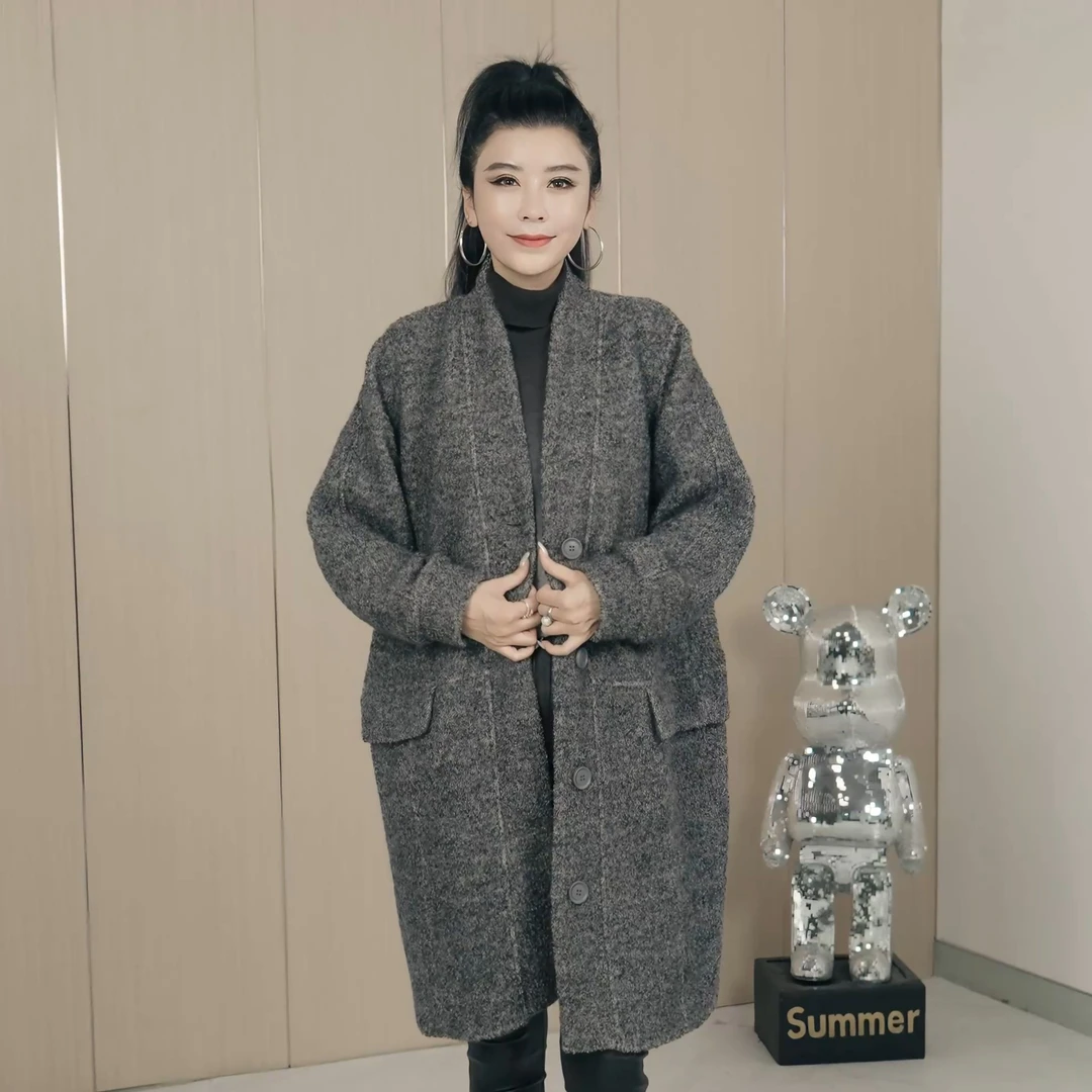 【庄喜儿定制】 2023秋冬新款高端时尚洋气复古气质高级外套 ZXE789